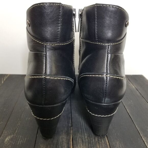Pikolinos Black Leather Ankle Boots - Picture 4 of 15